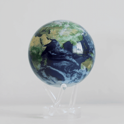 Earth with Clouds MOVA Globe | Rotating Blue Planet Design Earth with Clouds MOVA Globe | Rotating Blue Planet Design