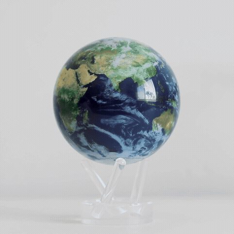 Earth with Clouds Globe - MOVA Globes International4.5"MOVA GLOBE