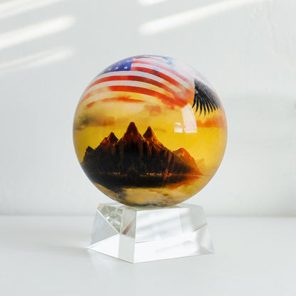 250th Anniversary of United States Commemorative Edition Globe - MOVA Globes InternationalSignature(6 inch)Crystal Base