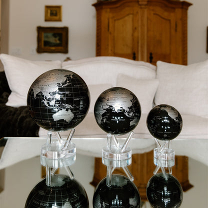 Black and Silver Globe