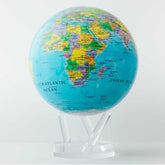 Blue Political Map World Globe - MOVA Globes International8.5 inch