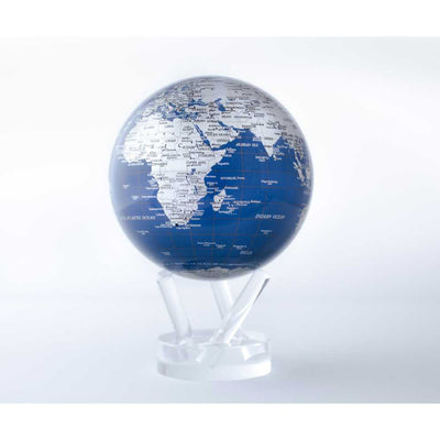 Blue and Silver Globe