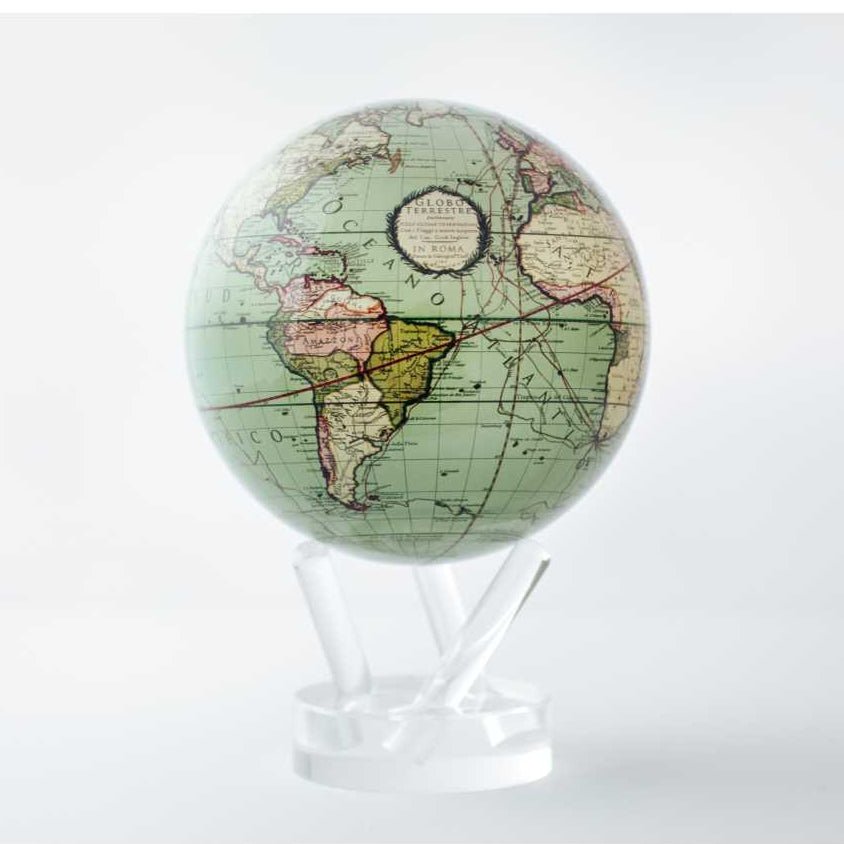 Antique Cassini Green Globe | MOVA Globes