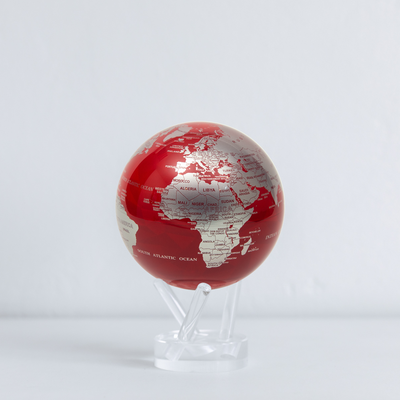 Red and Silver Globe