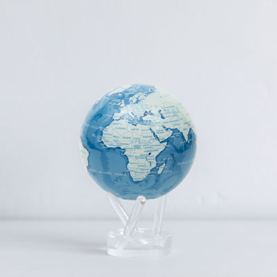 Sky Blue and White Globe