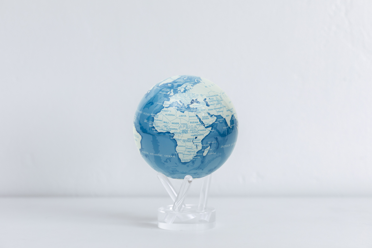 Sky Blue and White Globe
