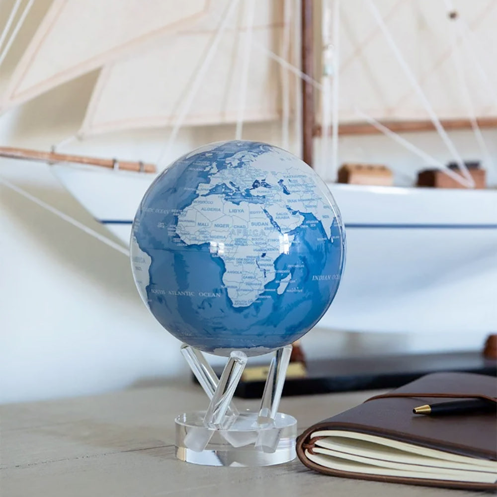 Sky Blue and White Globe