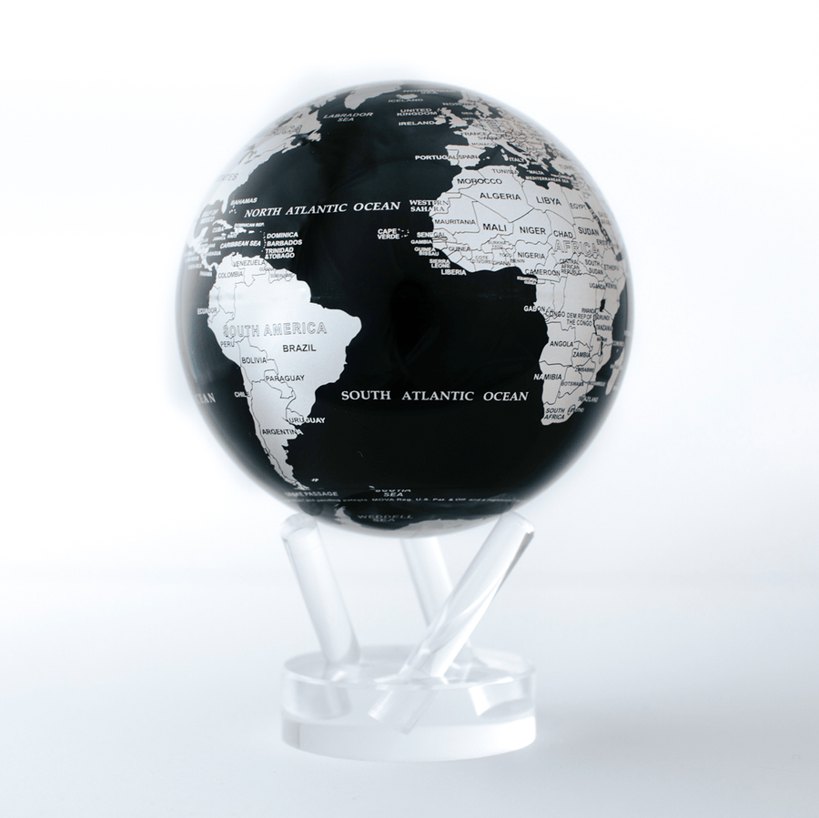 Black and Silver Globe