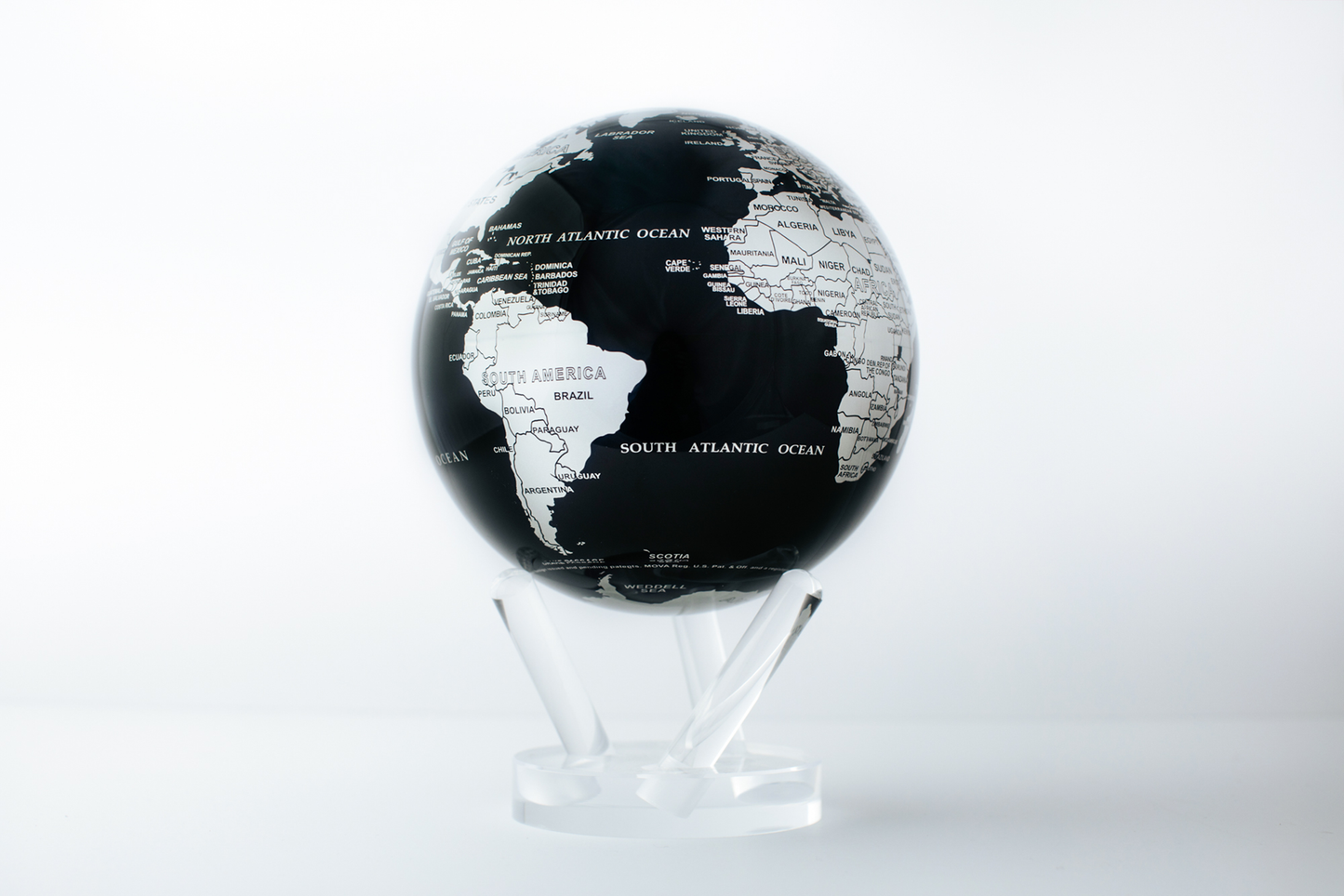Black and Silver Globe