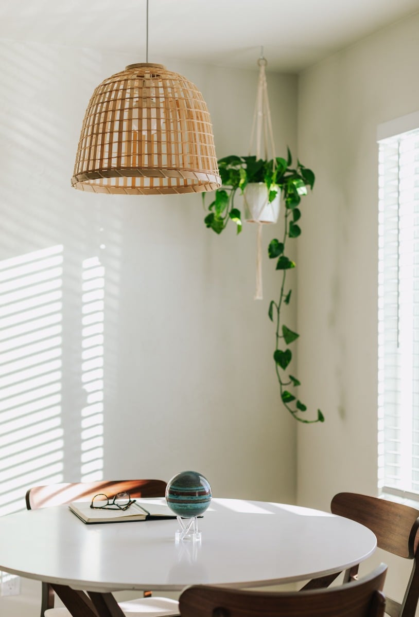 Jupiter globe on table