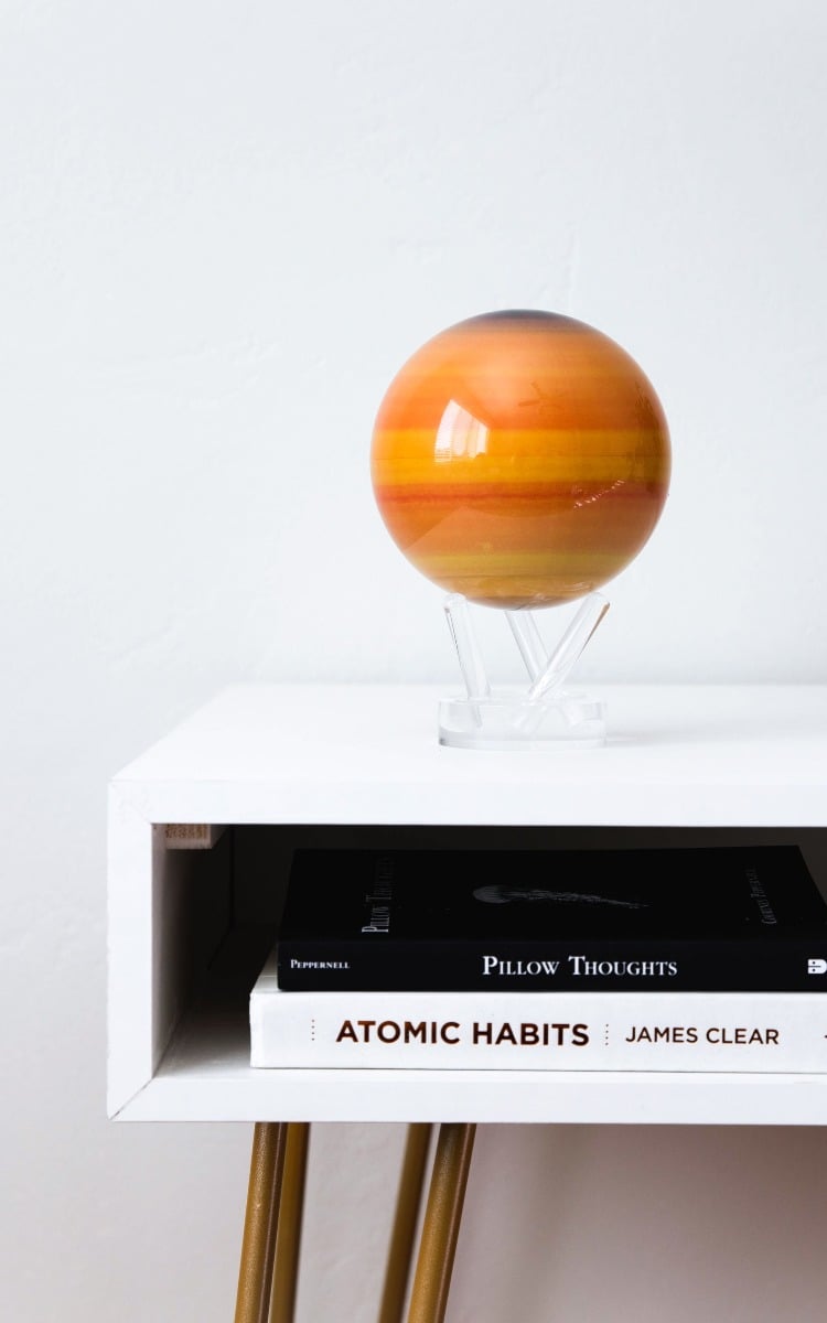 Saturn Globe on desk
